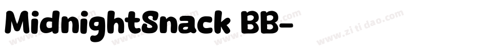 MidnightSnack BB字体转换